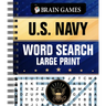 Brain Games - U.S. Navy Word Search - Large Print