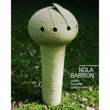 Nola Barron, potter, sculptor, gallery director