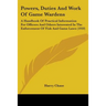Powers, Duties And Work Of Game Wardens: A Handbook Of Practical Information For Officers And Others Interested In The Enforcement Of Fish And Game La