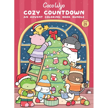 Cozy Countdown: An Advent Coloring Book Bundle