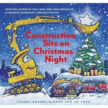 Construction Site on Christmas Night: (Christmas Book for Kids, Children's Book, Holiday Picture Book)