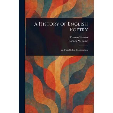 A History of English Poetry