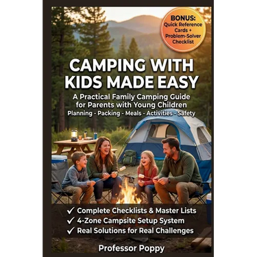 Camping with Kids Made Easy: A Practical Family Camping Guide for Parents with Young Children - Planning, Packing, Meals, Activities & Safety
