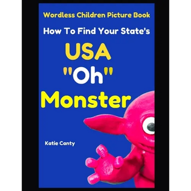 Children's Picture Book How To Find Your State USA "Oh" Monster
