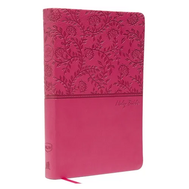 NKJV, Value Thinline Bible, Standard Print, Imitation Leather, Pink, Red Letter Edition