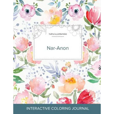 Adult Coloring Journal: Nar-Anon (Turtle Illustrations, La Fleur)