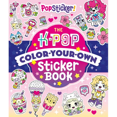 Popsticker!: The K-Pop Color-Your-Own Sticker Book