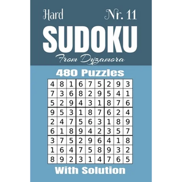 Hard Sudoku Nr.11: 480 puzzles with solution
