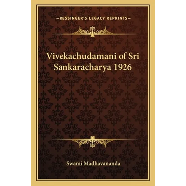 Vivekachudamani of Sri Sankaracharya 1926