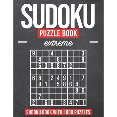 Sudoku Puzzle Book Extreme: Sudoku Puzzle Book with 1000 Puzzles - Extreme - For Adults and Kids