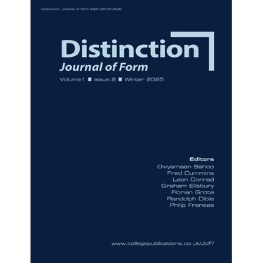 Distinction. Journal of Form. Volume 1, Issue 2, Winter 2025