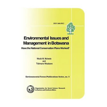Environmental Issues in Botswana. A Handbook