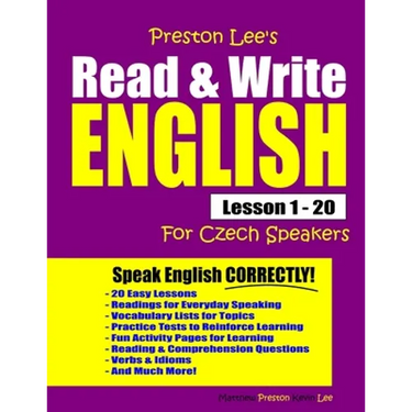 Preston Lee's Read & Write English Lesson 1 - 20 For Czech Speakers