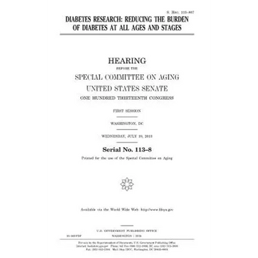 Diabetes research: reducing the burden of diabetes at all ages and stages