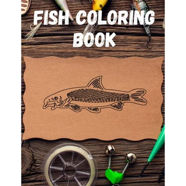 Fish Coloring Book: A Relaxing Fishing Coloring Book for Adults
