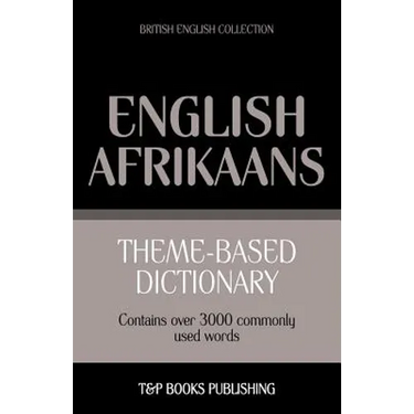 Theme-based dictionary British English-Afrikaans - 3000 words
