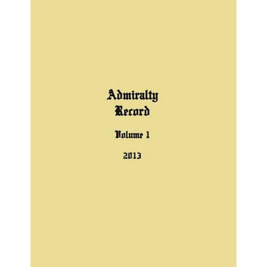 Admiralty Record: Volume 1 (2013)