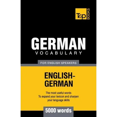 German vocabulary for English speakers - 5000 words