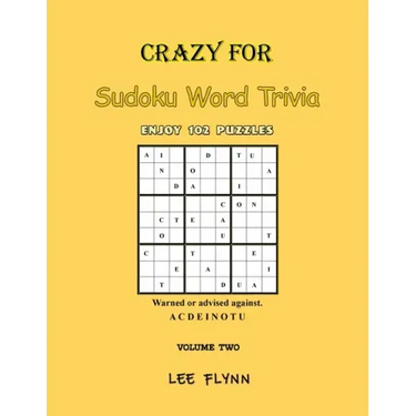 Crazy For Sudoku Word Trivia: Volume Two