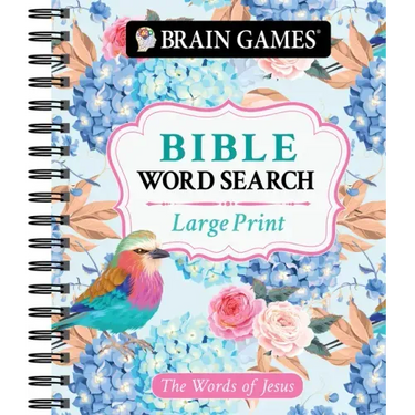 Brain Games - Large Print Bible Word Search: The Words of Jesus