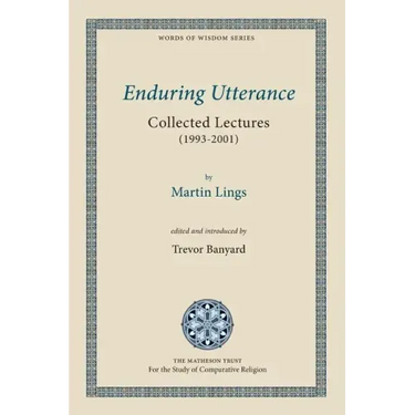 Enduring Utterance: Collected Lectures (1993-2001)