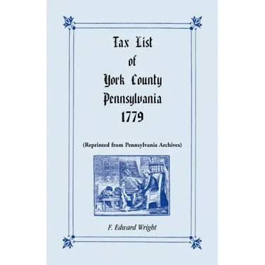 Tax List of York County, Pennsylvania, 1779