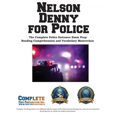 Nelson Denny for Police: The Complete Police Entrance Exam Prep: Reading Comprehension and Vocabulary Masterclass