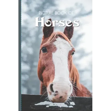 Picture Book Of Horses: Large Print Book For Seniors with Dementia or Alzheimer's