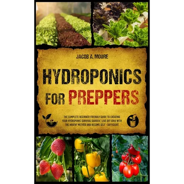 Hydroponics for Preppers: The Complete Beginner-Friendly Guide to Creating Your Hydroponic Survival Garden Live Off Grid with the Kratky Method and Be