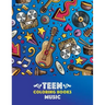 Teen Coloring Books: Music: Detailed Designs Of Guitars, Violins, Drums And More, Stress Relief Patterns, Coloring Book For Older Girls, Bo