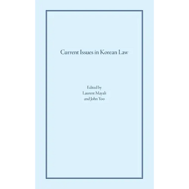 Current Issues in Korean Law