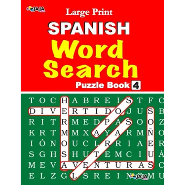 Large Print SPANISH WORD SEARCH: Vol. 4