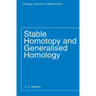 Stable Homotopy and Generalised Homology