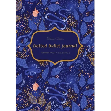Dotted Bullet Journal: Medium A5 - 5.83X8.27 (Blue Fairy)
