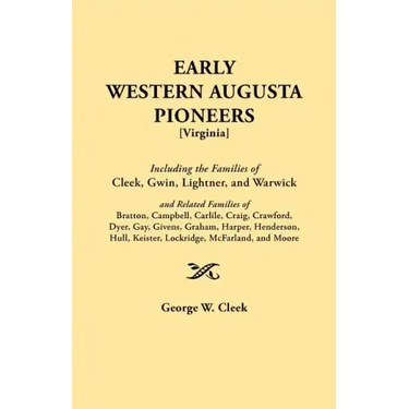 Early Western Augusta Pioneers