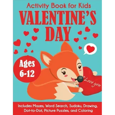 Valentine's Day Activity Book for Kids