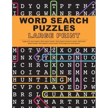 Word Search Puzzles Large Print: Large Print Word Search, Word Search Books, Word Search Books for Adults, Adult Word Search Books, Word Search Puzzle