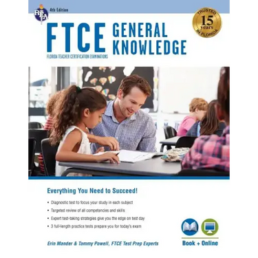 FTCE General Knowledge 4th Ed., Book + Online