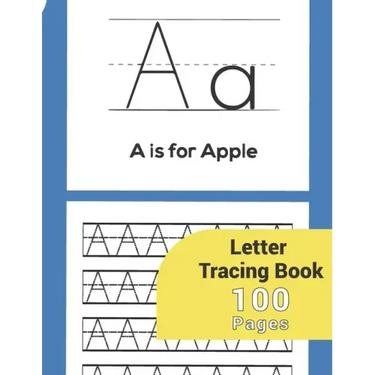 Letter Tracing: Letter Tracing Paper-Perfect For Kids Letter Tracing Books Preschoolers 3-5 Kindergarten Toddlers Boys Girls Kida Age