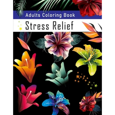 Adults Coloring Book Stress Relief: Fun, Easy, and Relaxing Coloring Pages
