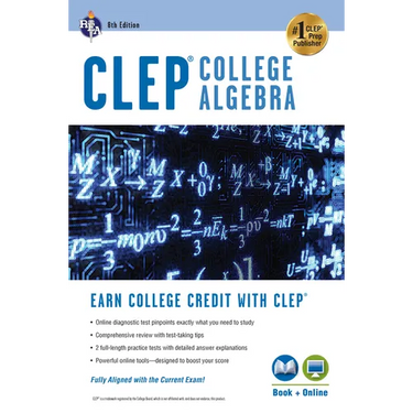 Clep(r) College Algebra Book + Online