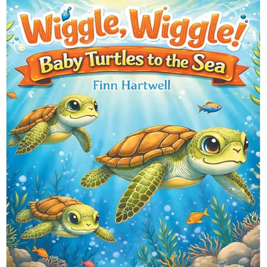 Wiggle, Wiggle! Baby Turtles to the Sea: A Sweet and Simple Story of Teamwork and Determination for Children Ages 3-5