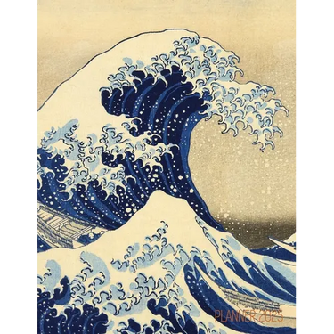 The Great Wave Planner 2025: Katsushika Hokusai Painting Artistic Year Agenda: for Appointments or Work