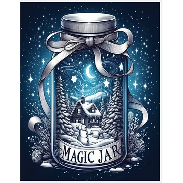 magic jar: an adult coloring book featuring whimsical jars with fun fantasy characters, adorable animals and magical scenes for a