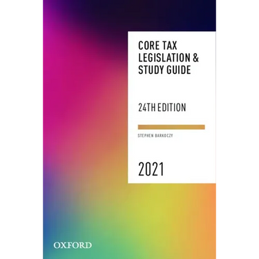Core Tax Legislation and Study Guide 2021