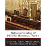 National Catalog of PSYOPS Materials, Part 1