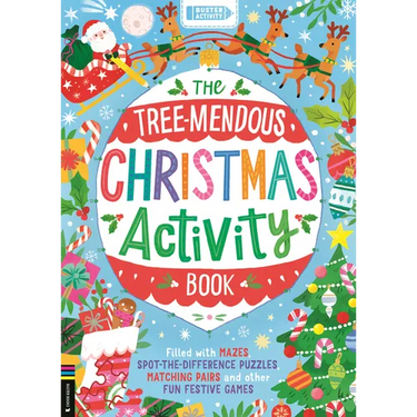 The Tree-Mendous Christmas Activity Book: Filled with Mazes, Spot-The-Difference Puzzles, Matching Pairs and Other Fun Festive Games