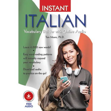 Instant Italian Vocabulary Builder with Online Audio