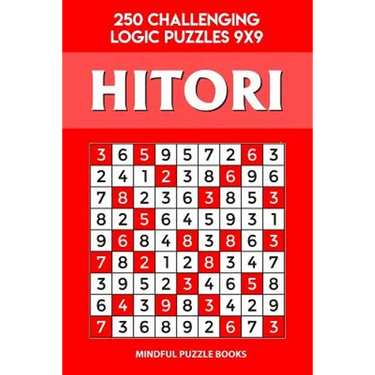 Hitori: 250 Challenging Logic Puzzles 9x9
