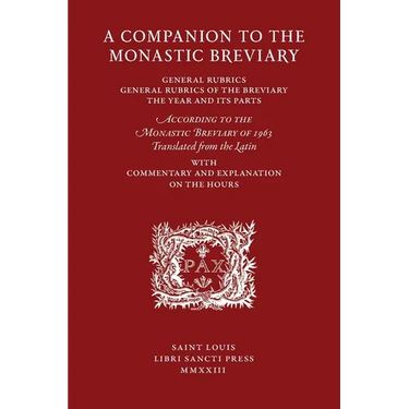 A Companion to the Monastic Breviary